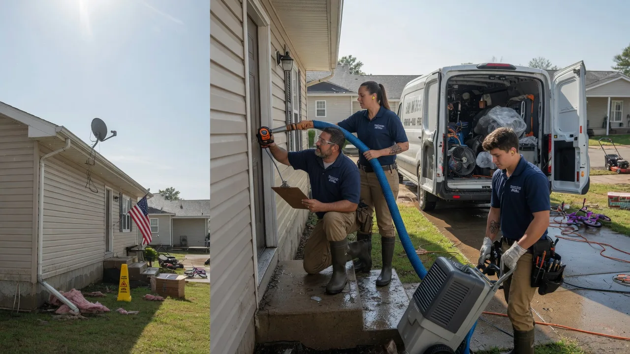 Ceiling Water Damage Restoration in Tunica, MS near me